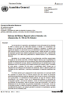 derecho alimentacion