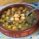 garbanzos acelgas