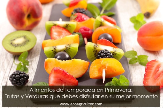 fruta y verdura de temporada y ecologica